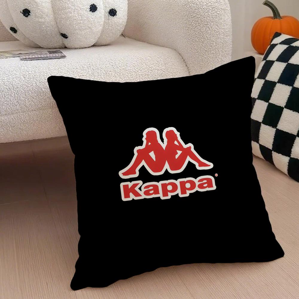 Kkappa logo Cushion Cover Throw Pillow Cover Hidden Button Durable Polyester Chair Cushion