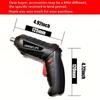 Electric Screwdriver Battery Rechargeable Cordless Screwdriver Powerful Impact Wireless Screwdriver Drill Electric Screw Driver