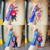 Marvel Avengers Keychain Silicone Cartoon Figures Perfect For Car Or Bag Accessories