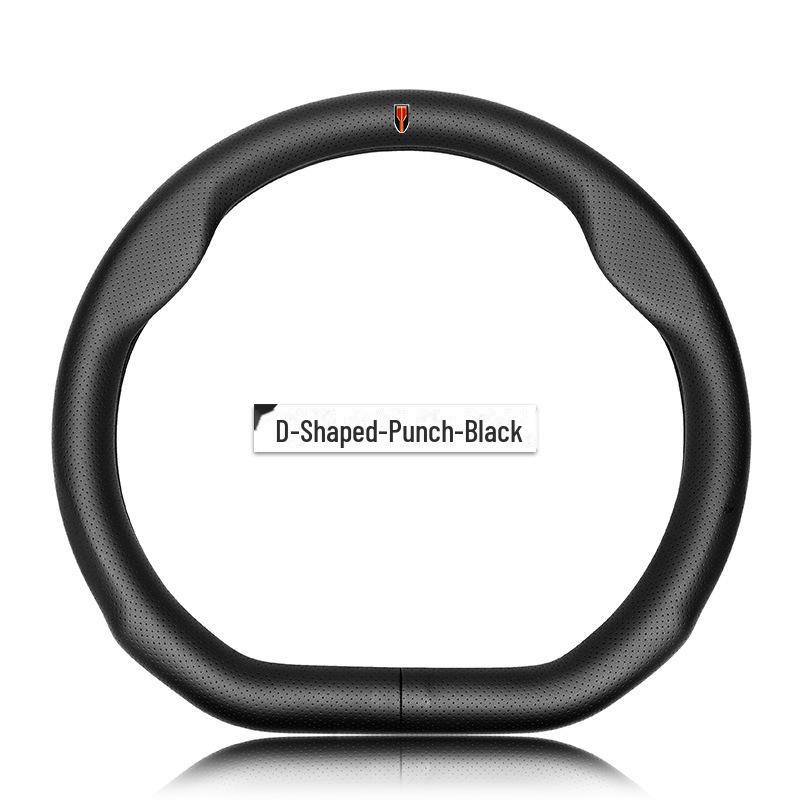 Совместимый кожаный чехол на руль для Hongqi E-QM5, H5, H7, H9, HS5, HS7, E-HS3, E-HS9