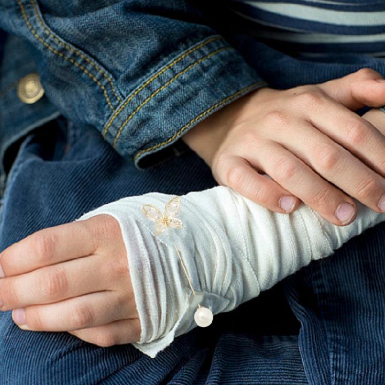 10 шт. Форма цветка Утяжки для талии Регулировочный зажим для пояса брюк Застежка-булавка для платья Кардигана Шарфа
