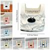 Handbag Style Ceramic Storage Box Puppy Shaped Desktop Pen Holder  Desktop Organizer