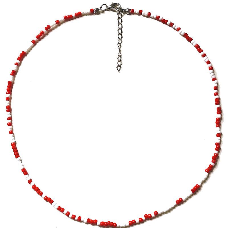 50см Красочное Богемное Колье-Чокер из Бисера – Идеально для Хэллоуина и Рождества