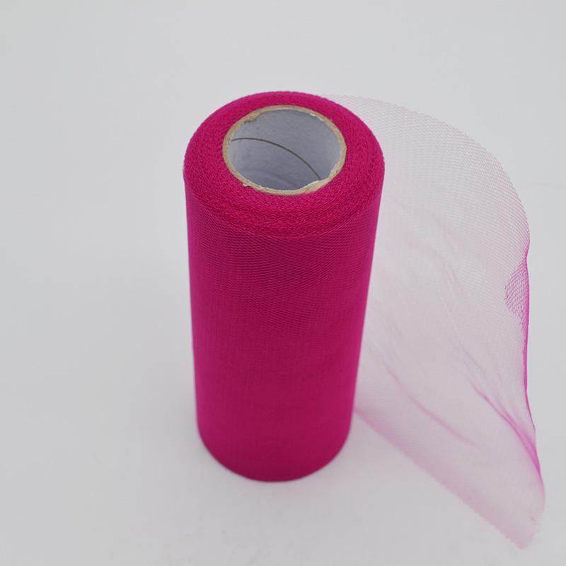 25 ярдов/партия 6 дюймов рулон тюля для свадебного украшения пачка катушка ремесло день рождения вечеринка детский душ свадебный декор принадлежности