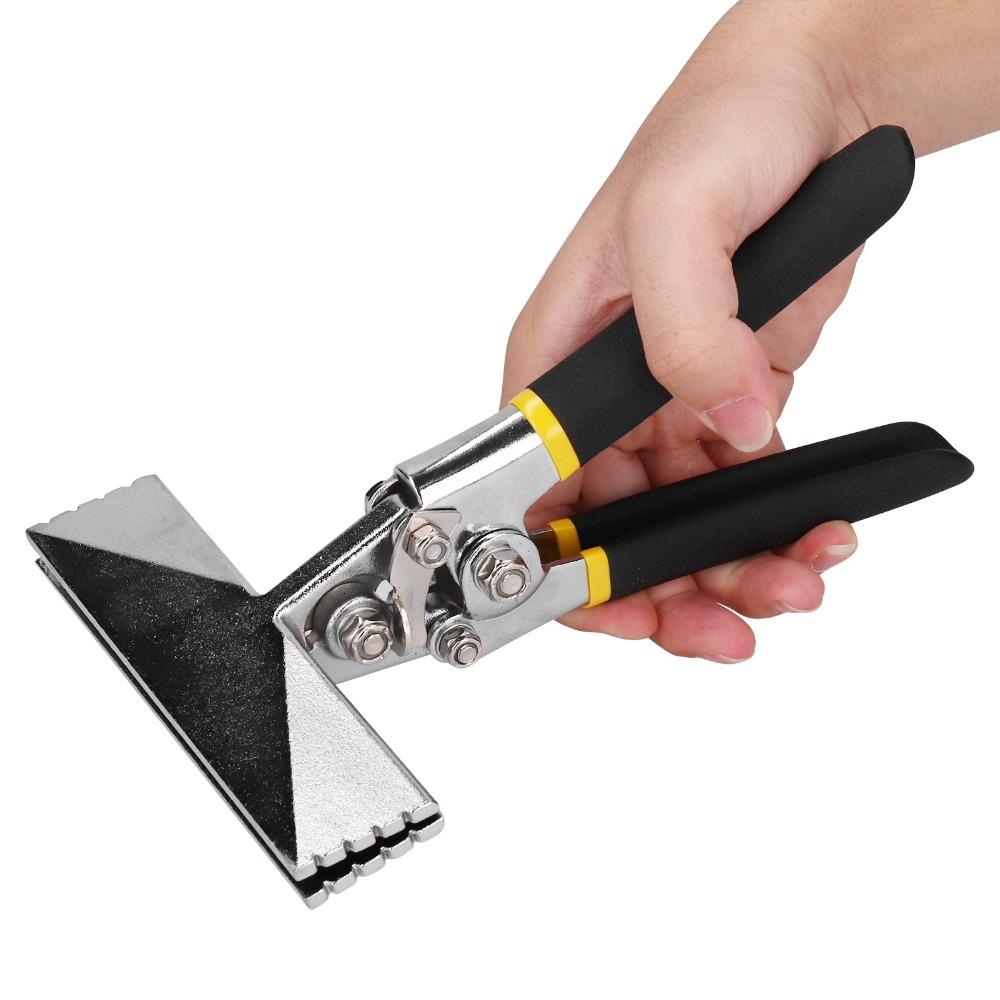 Ergonomic Handle Hand Seamer Pliers 6 Inch Offset Straight Jaw Seamer HVAC Ductwork