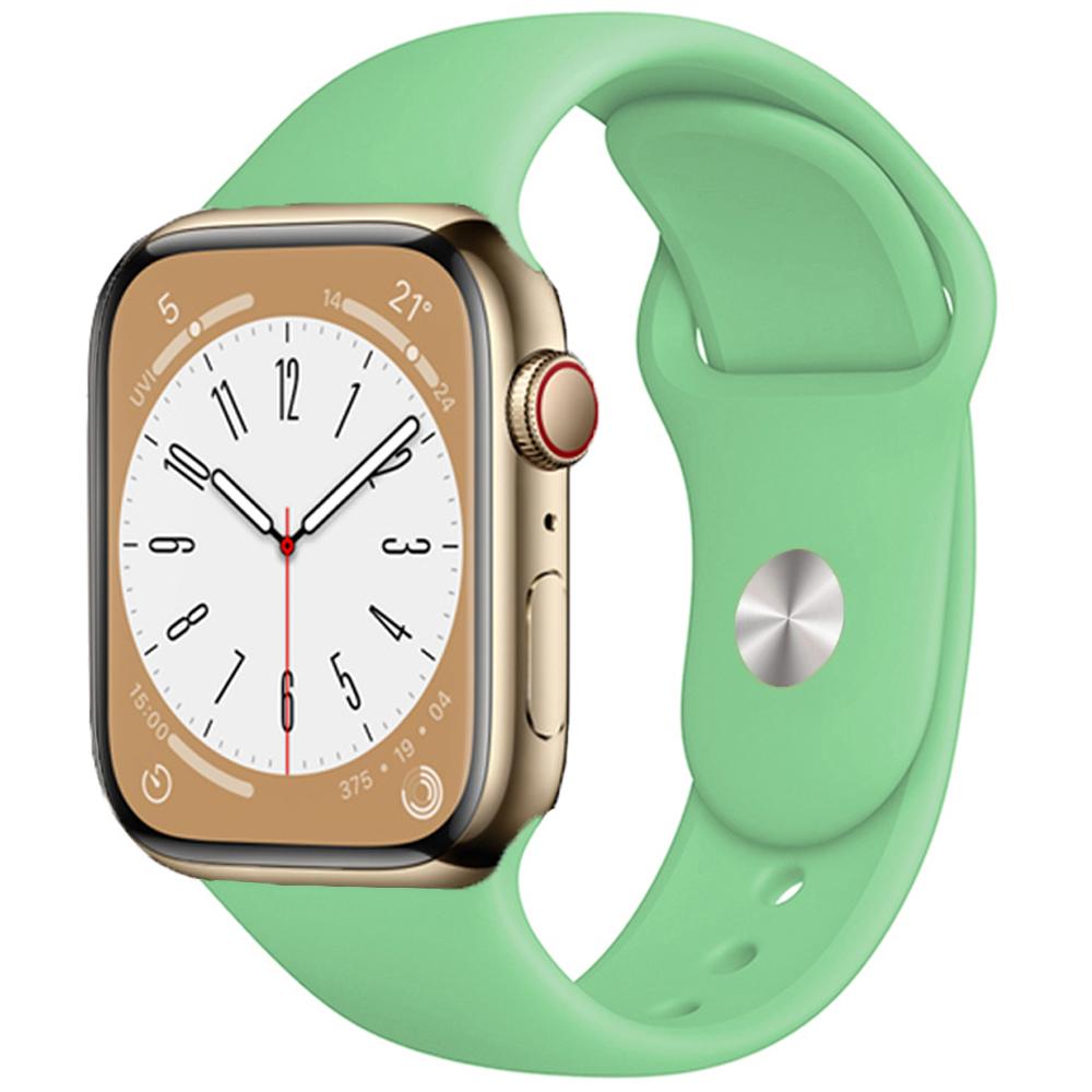 Силиконовый ремешок для Apple Watch Band 49 мм, 45 мм, 44 мм, 42 мм, 41 мм, 40 мм, 38 мм, ремешок для часов, браслет, ремешок iWatch Series 8, 7, 6, 5, 4, 3 SE, ремешок