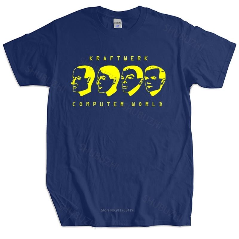 New fashion tshirt cotton tees Computer World TShirt cotton Kraftwerk Autobahn The Model Shirts Brand Cotton Tshirt