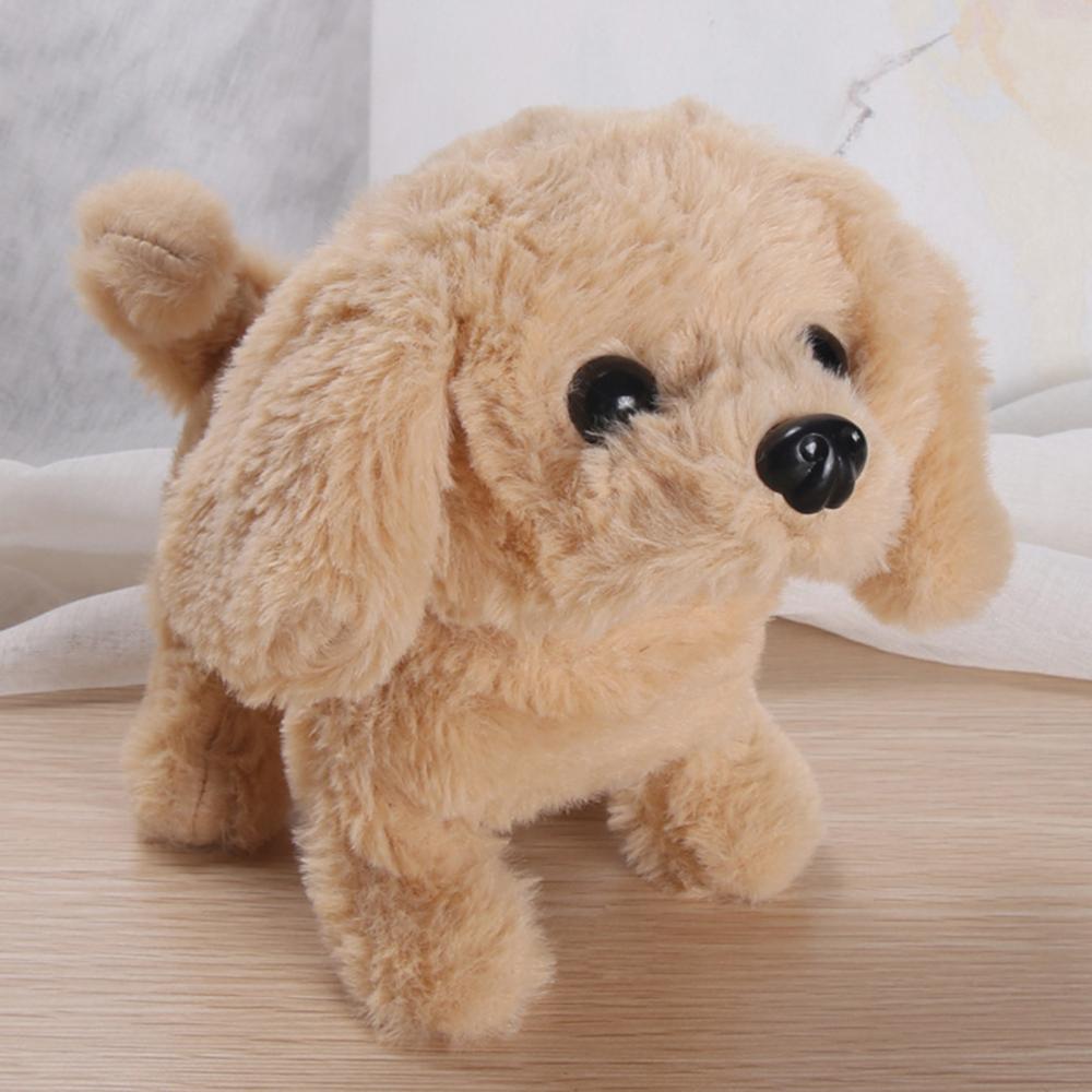 Electric Plush Simulation Teddy Corgi Dog Rabbit Tail Wagging Ass Shaking Toy Robot Dog Toy Interactive Electronic Pets