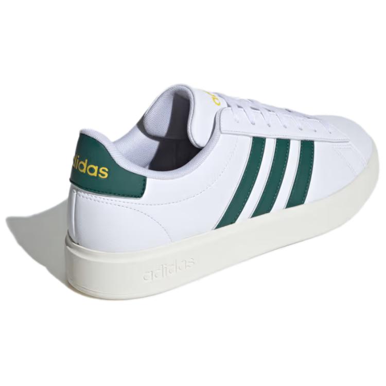adidas Кроссовки Grand Court White Collegiate Green Unisex Cloud-White Utility-Yellow ID1171