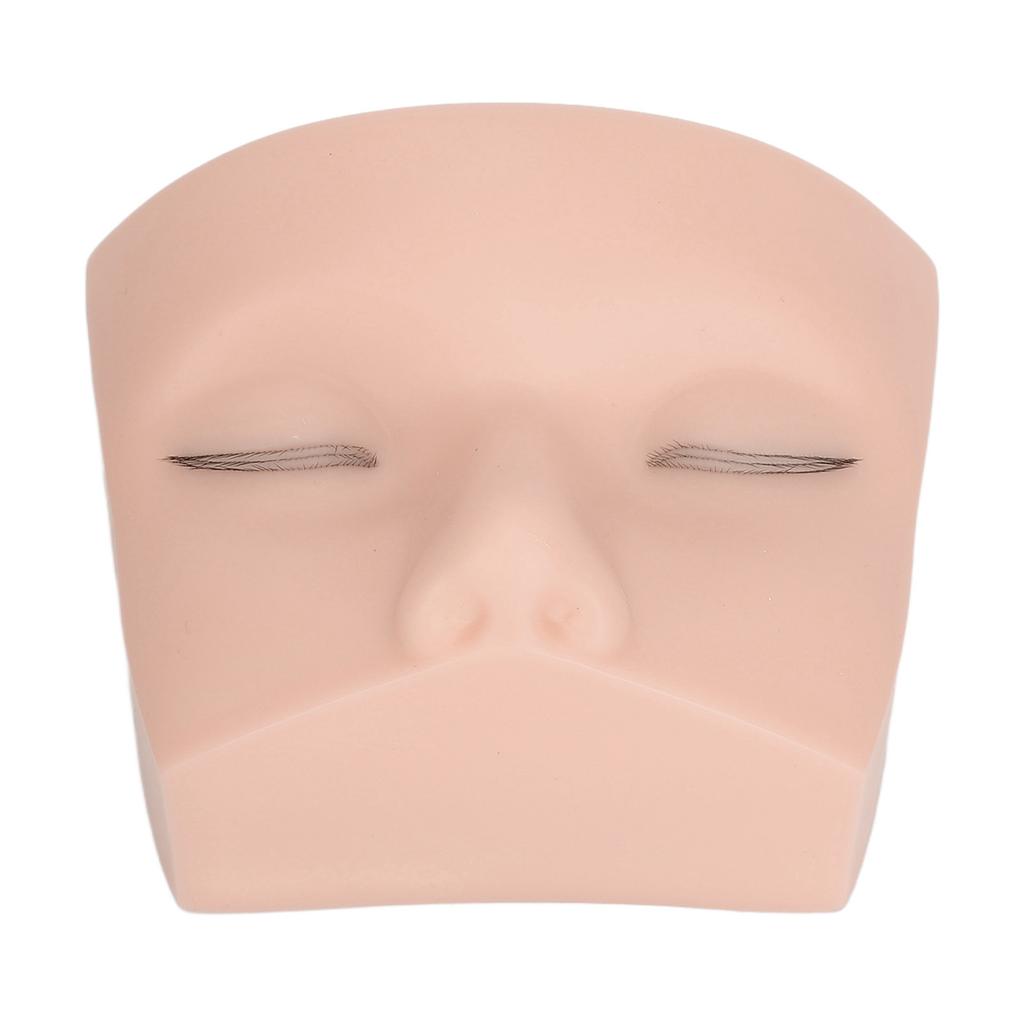 Голова манекена для ресниц, эластичная, реалистичная, 3 слоя, ресницы, голова манекена для практики для начинающих
