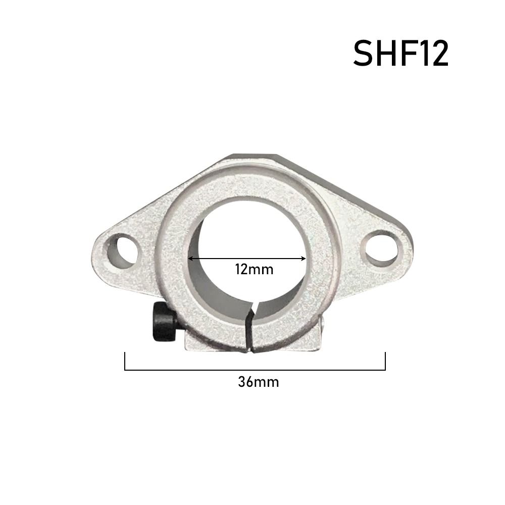 1 шт. Опора вала направляющей фрезера с ЧПУ, держатель стержня из алюминиевого сплава, новый линейный подшипник, деталь для 3D-принтера