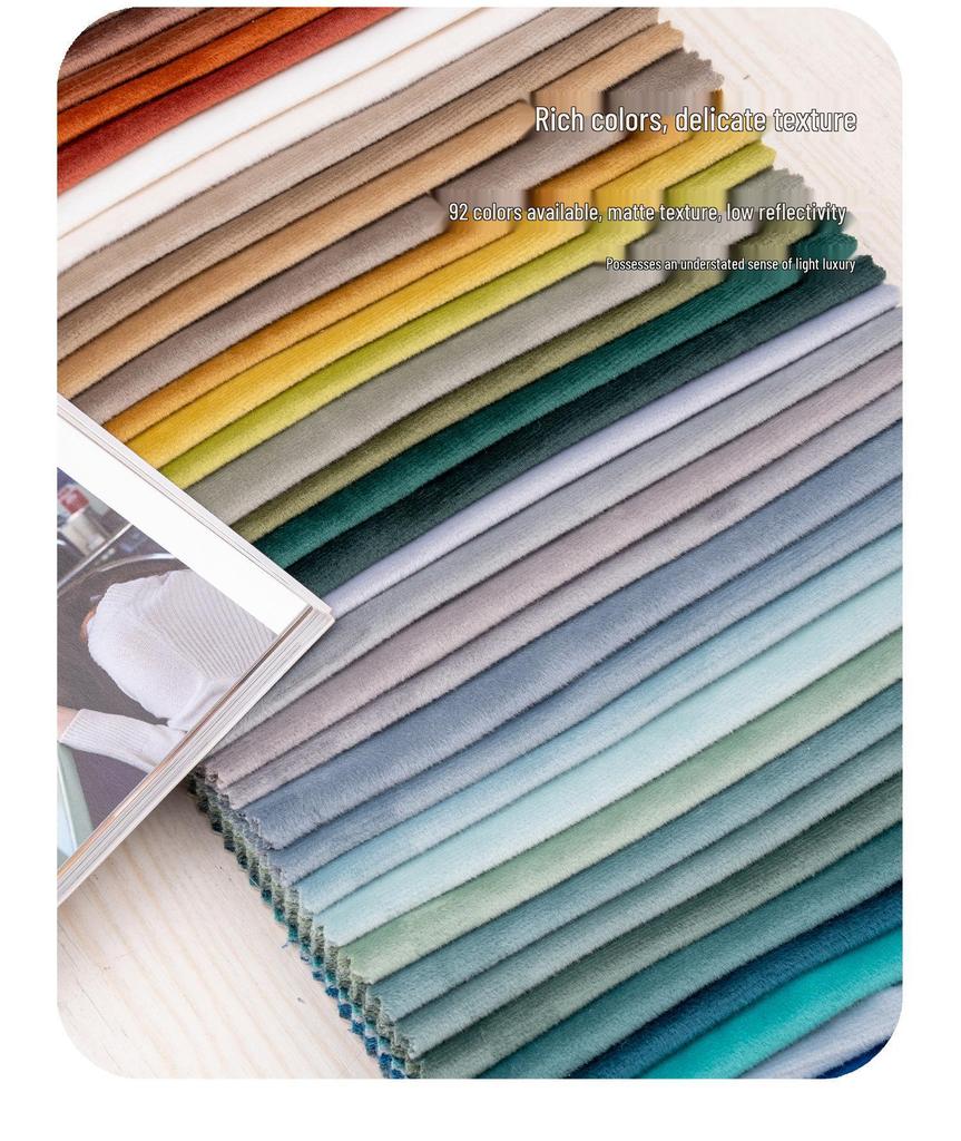 Бархат Голландии Плюшевая Ткань для Штор и Подушек для Постельного Белья и Свадебных Занавесов