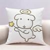 Cute Dog Ganadi Doublesided print Pillow Case Pattern Printed Pillowcase For Living Room Sofa Cushion Cover