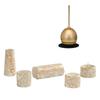 Kyoto Buddhist Altar Hayashi Buddhist Altar Set with Bell Iris Cylindrical Incense Burner Champagne Gold Cherin Gold Set Cloth + [Original Set]