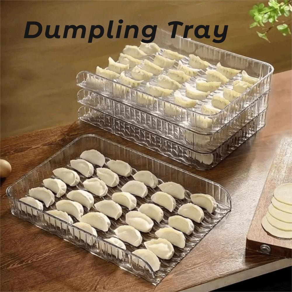 Rectangular Dumpling Tray Large Capacity Dumpling Box Practical Dumpling Cover Plate Refrigerator