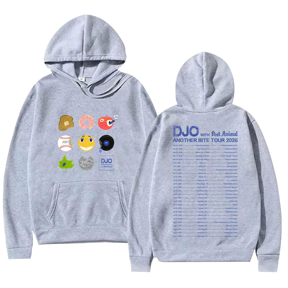 Djo Another Bite Tour 2026 Худи Джо Кирри The Crux Графическая Одежда С Длинным Рукавом С Капюшоном Уличная Толстовка Унисекс Худи