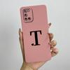 Чехол для OPPO A52 A72 A92 CPH2061 CPH2067 CPH2059 CPH2069 Чехол для телефона Милые начальные буквы Квадратный Ударопрочный Силиконовая задняя крышка