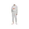 Nike Letter Logo Print Loose Round Neck Long Sleeve Sweater Men sweater Gray DO8892-050