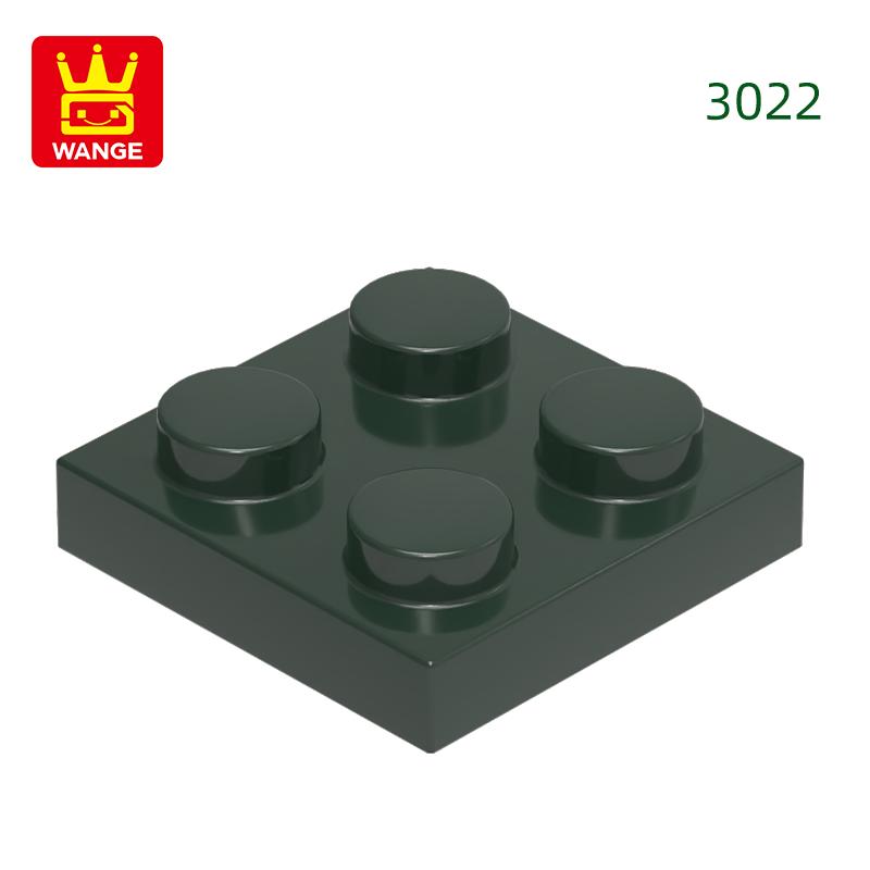 Нетоксичный 167 шт./лот 3022 2x2 Базовый Строительный Блок Moc Классические Аксессуары Совместимые с Кирпичиками Diy Детская Игрушка Сборка Подарочная Коробка