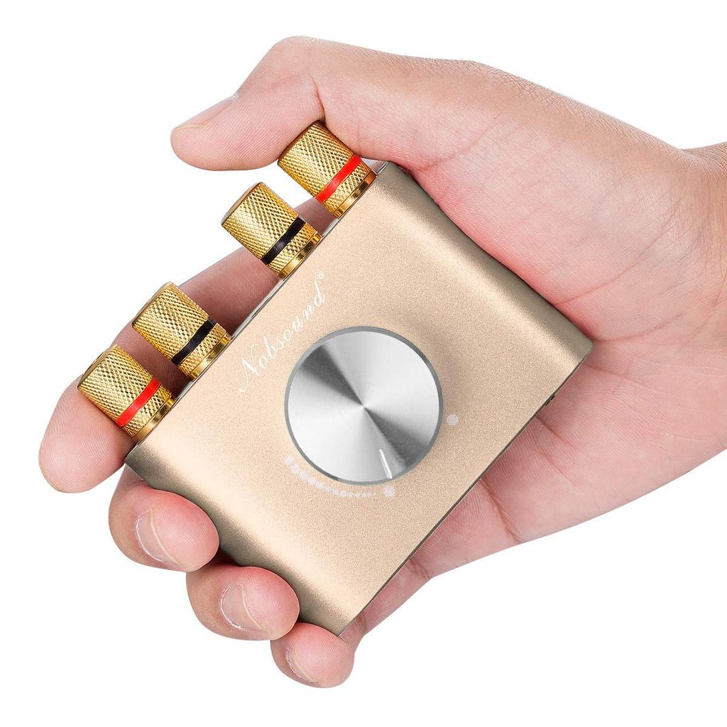 Nobsound Pro Power Bluetooth-колонка HiFi с блоком питания, усилитель NS-01G, 5.0, 100 Вт, Усилитель, Аудио, (Золото)