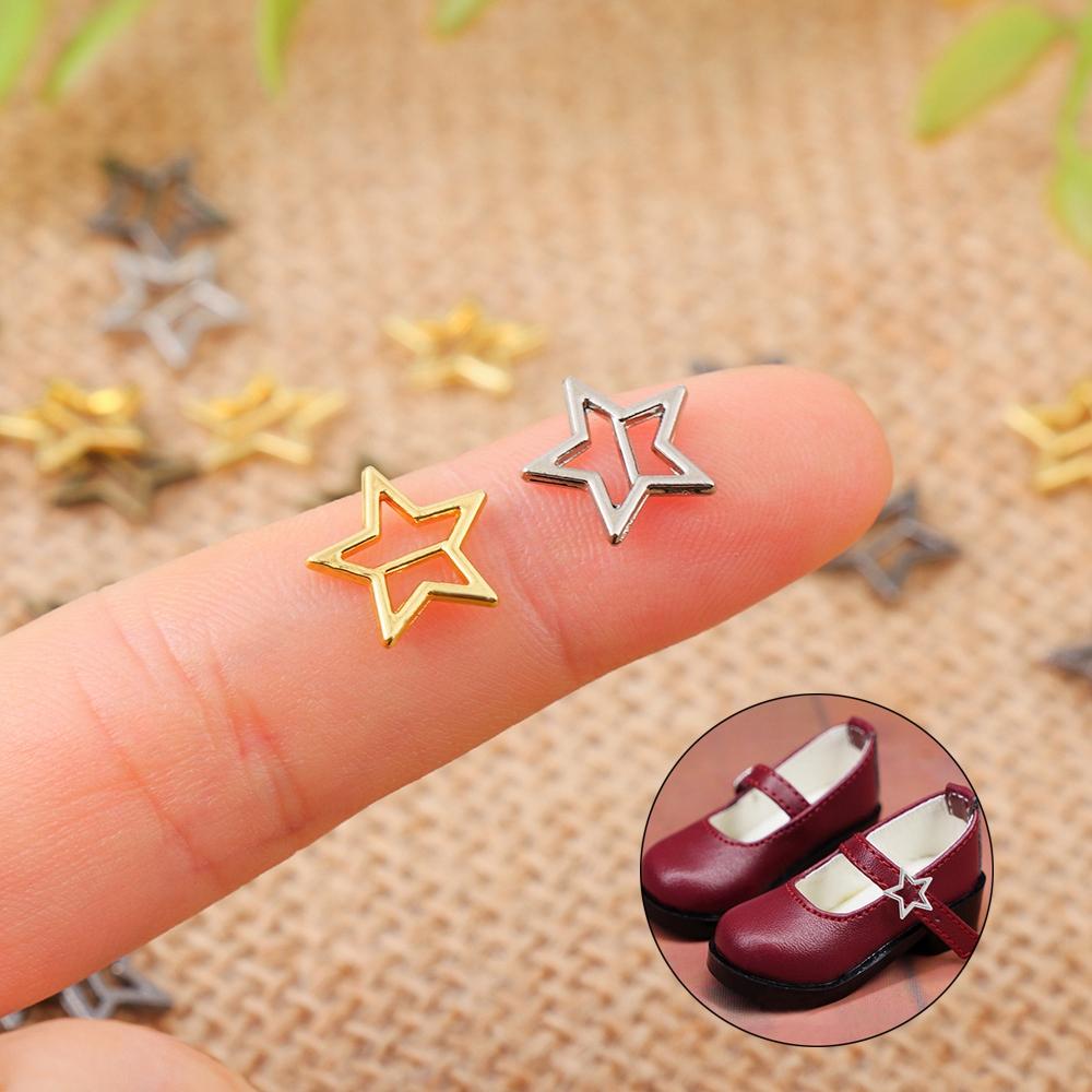 colors Mini Ultra-small Diy Dolls Buckles Tri-glide Star Buckle Doll Bags Accessories Belt Buttons