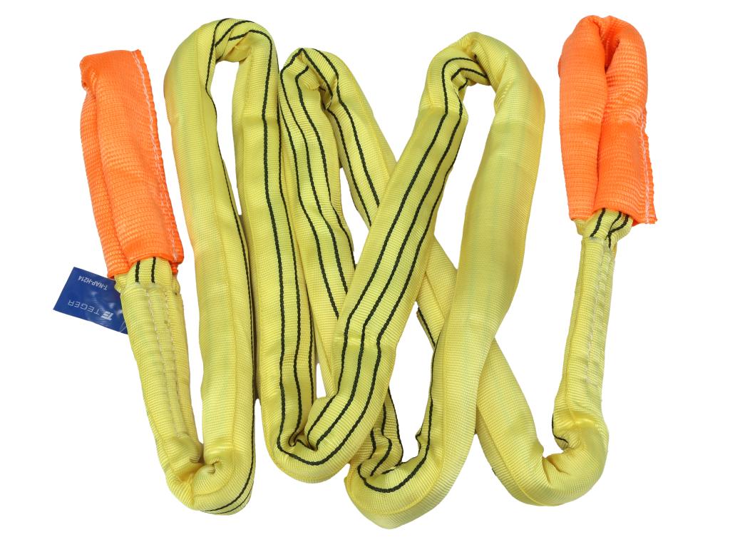 Towing rope made of synthetic fibers, pulling capacity 21T, length 4m, with Teger certificate