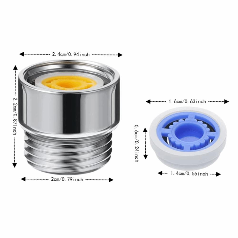 Colorful Water Flow Restrictor Plastic Flow Control Valve Shower Flow Limiter Kitchen Bathroom