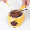 Шоколадный горшок для плавления шоколада, устройство для приготовления горячего шоколада с формами-лопатками и 10 деревянными палочками