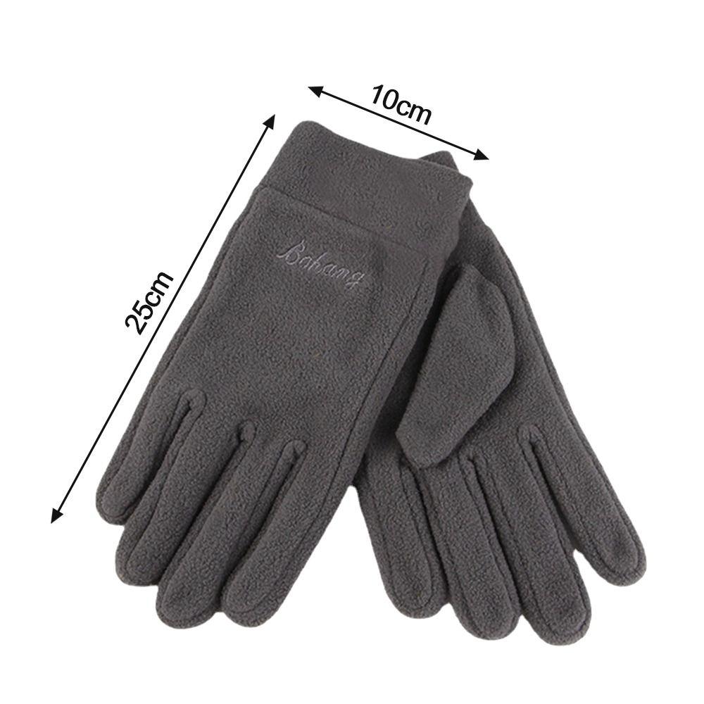Driving Gloves Fleece Outdoor Sport Full Finger Mittens Thick Plush Women Gloves Furry Warm Mitts