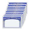 10/20 Pcs Social Security Card Sleeves Transparent Medicare Card Protector Water Resistant Clear PVC Card Holder for ID Debit Credit Card