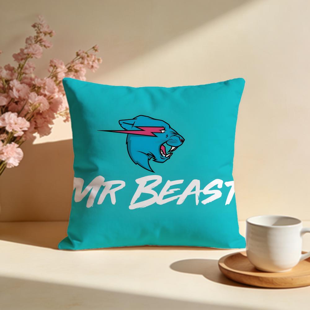 Trendy BBeastful Cushion Cover Stylish Washable Pillow Cover Ideal for Couch Bedroom Car Decoration
