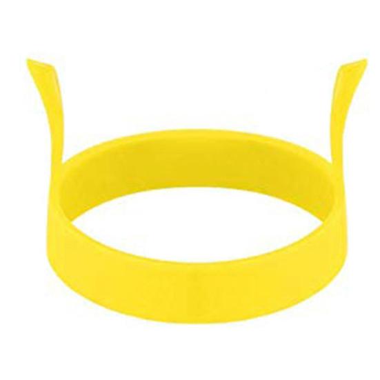 4Pcs Mould Non-stick Round Egg Rings Dual Handle Simple Operation Deformation Resistant Egg Ring Mould