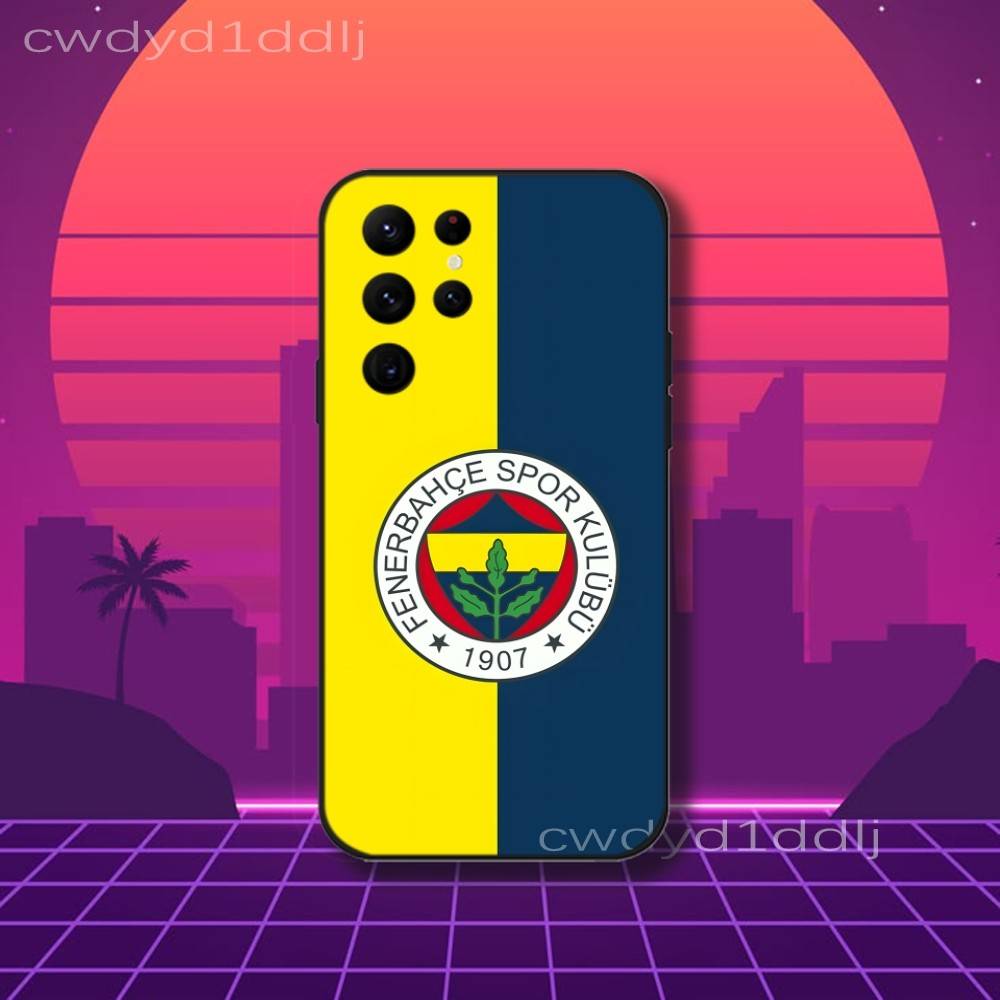 Турция F-F Фенербахче-с ФК Чехол для телефона для Samsung S10,S21,FE,S21 ,S26,S25,S24,S23,Ultra,S9,S22,Plus Черный Ударопрочный ТПУ