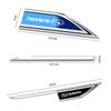 2PCS Metal Alloy Car Body Side Wing Fender Decoration Stickers For Subaru Forester Impreza Legacy XV WRX STI Crosstrek Outback Z15