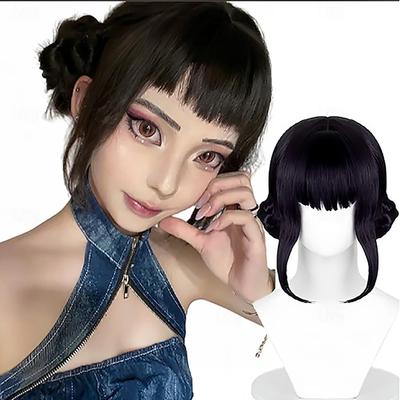 Костюм Охотника на демонов Зои Косплей Парик Аниме Парики Аксессуар для длинных прямых волос для женщин