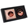 1pc Man-made Board Plastic CD Display Stands Photo Frame Hanging Stands for CD Rectangle Black 33.6x17.5x4.5cm