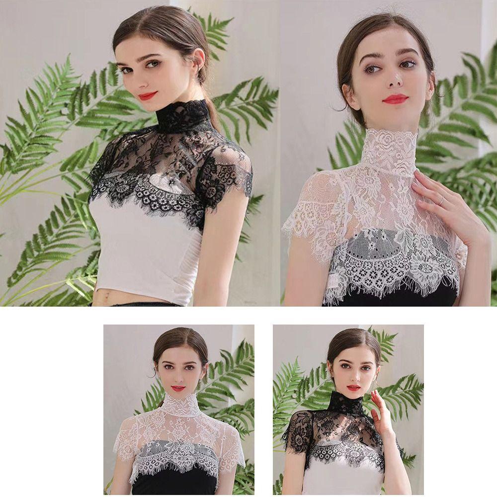 Embroidered False Collar Clothes Accessories Blouse Detachable Collar Shirt Fake Collar Women Lady
