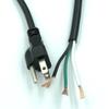 Мощный 20-амперный американский трехконтактный штекер, провод 12 AWG, 14 AWG