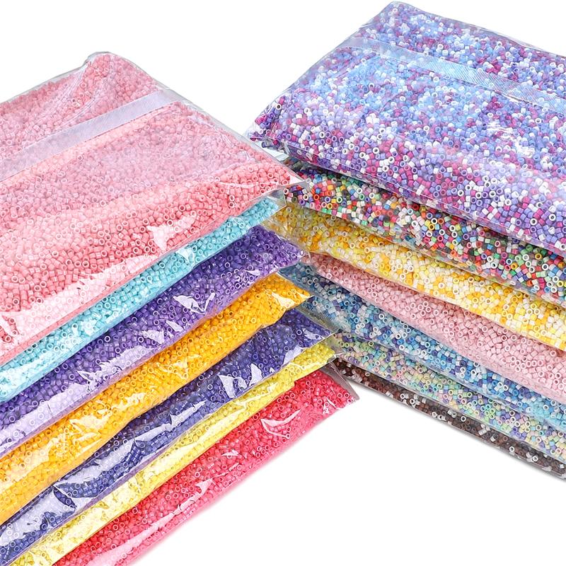 Маленькие круглые стеклянные бусины для самостоятельного изготовления украшений - античная отделка, несколько цветов