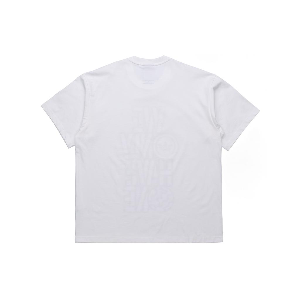 adidas originals Artist Tee Ss Earth Printing Sports Round Neck Short Sleeve White Men's HA4693