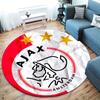 AFC Ajax Round Area Rug,Carpet Rug for Living Room Bedroom Sofa Playroom Decor,Non-slip Floor Mat