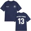 Rapper NATOS WAOR 13 T Shirt Fashion Hip Hop Vintage T Shirt Mens Women Clothing pure Cotton Summer Tshirt Streetwear Top