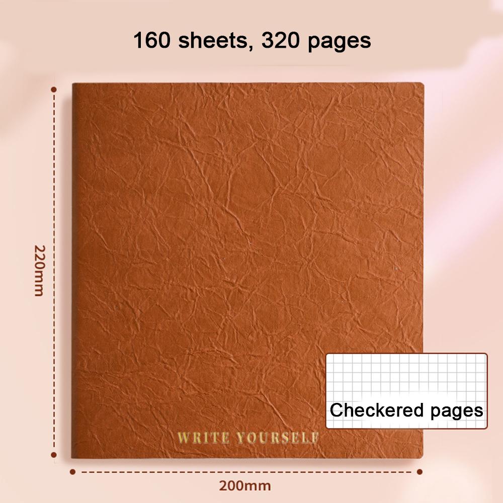 (Logo Can Be Engraved) Thick Square Sketchbook, Grid/blank Inner Pages, Student Notebook, Thickened Notepad, Drawing Notebook