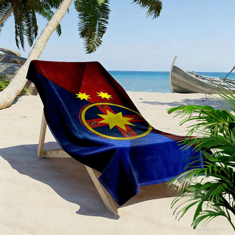 fcsb steaua Print Beach Towel, Large Soft Quick Dry Towel for Beach Camping Swimming