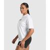 Gymshark LifTing EssenTials Graphic Oversized T shirT whiTe B3b9z Wb57