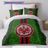 Eintracht Frankfurt Pattern Bedding,Quilt Set Quilt Cover Pillowcase Home Birthday Gift(1 * duvet cover + 2 * pillowcase, without core)