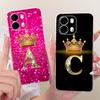 Для OPPO A6s CPH2789 2026 Модный чехол для телефона с буквой и короной Для Oppo A6S 5G Мягкие силиконовые чехлы из ТПУ