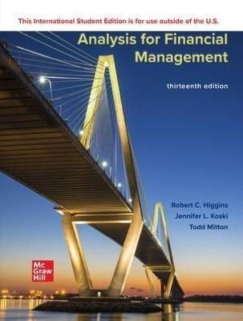 The Analysis for Financial Management ISE Book
