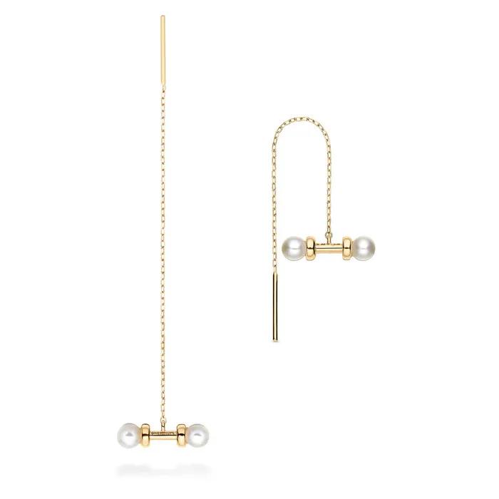 Daniel Earrings 14K Gold Freshwater Pearl Earrings DNE62HGPL