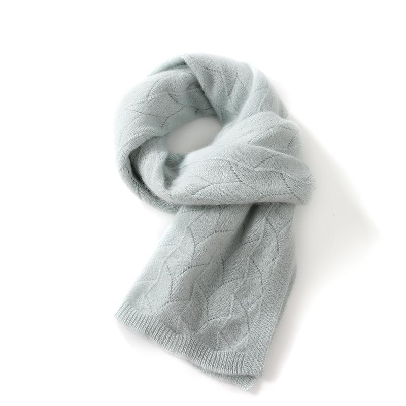 Женский вязаный шарф из козьего кашемира - Осенний/Зимний шарф-снуд